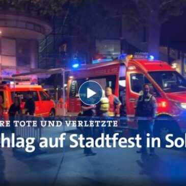 SOLINGEN: Anschlag mit Messer auf Stadtfest! Drei Tote! Schwerverletzte! Täter auf der Flucht