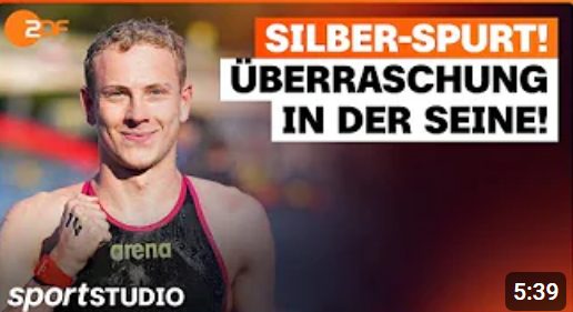 Oliver Klemet schwimmt zu Silber im Freiwasser über 10 km / Florian Wellbrock auf Platz 8 | sportstudio