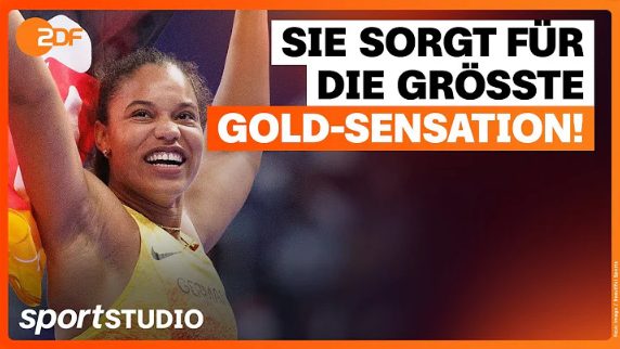 Yemisi Ogunleye gewinnt Gold im Kugelstoßen | sportstudio