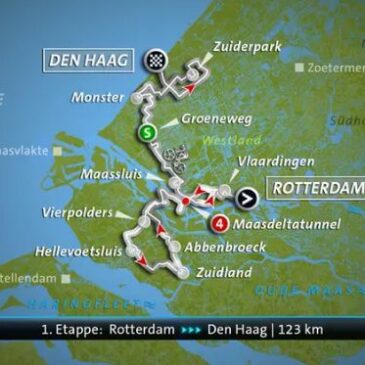 Live ab 14.10 Uhr: Tour de France der Damen – 1. Etappe: Rotterdam – La Haye (123 Km) (Das Erste  14:10 – 16:15 Uhr)