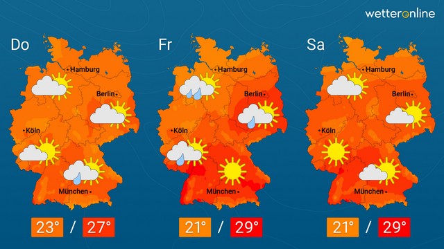 Nächste Woche 35 Grad