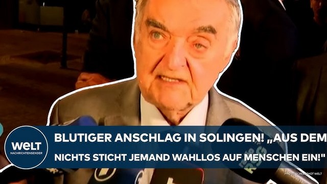 SOLINGEN: „Aus dem Nichts sticht jemand wahllos auf Menschen ein!“ – Reul nach Anschlag fassungslos