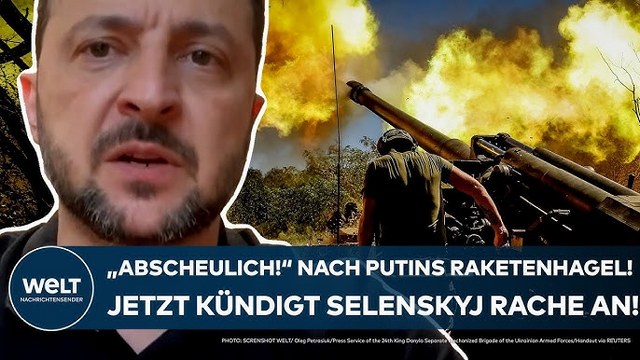 PUTINS KRIEG: „Abscheulich!“ Nach heftigen Attacken der Russen – jetzt kündigt Selenskyj Rache an!