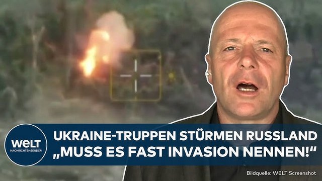 PUTINS KRIEG: Ukraine schlägt zurück! Boden-Truppen stürmen in Russland vor und erobern Dörfer