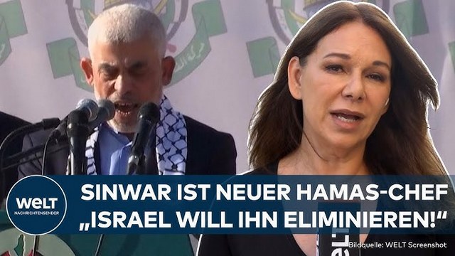 KRIEG IN GAZA: Sinwar ist neuer Anführer der Hamas! Israel sucht weiter nach Top-Terroristen in Gaza