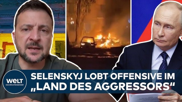 PUTINS KRIEG: Selenskyj lobt Offensive im „Land des Aggressors“ – Russen evakuieren Region