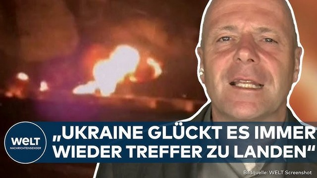 PUTINS KRIEG: Erneute Pleite für Russlands Flugabwehr! Ukrainische Drohnen treffen Tanklager