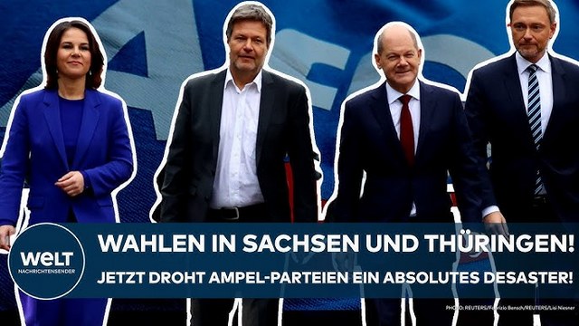 LANDTAGSWAHLEN: Sachsen und Thüringen! Jetzt droht den Ampel-Parteien ein absolutes Desaster!