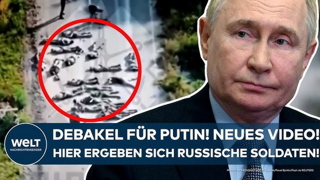 UKRAINE-KRIEG: Debakel für Putin! Neues Video aufgetaucht! Hier ergeben sich russischen Soldaten!