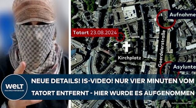 SOLINGEN: Neue Details! IS-Video! Nur vier Minuten vom Tatort entfernt – hier wurde es aufgenommen!