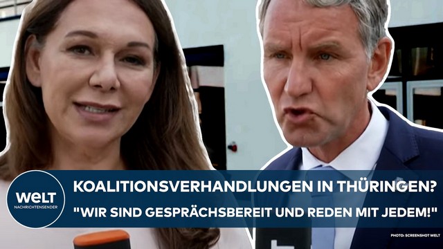 BJÖRN HÖCKE: Koalitionsverhandlungen in Thüringen? „Sind gesprächsbereit und reden mit jedem!“