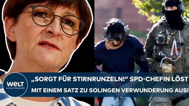 SOLINGEN: „Sorgt für Stirnrunzeln!“ SPD-Chefin Saskia Esken löst mit einem Satz Verwunderung aus