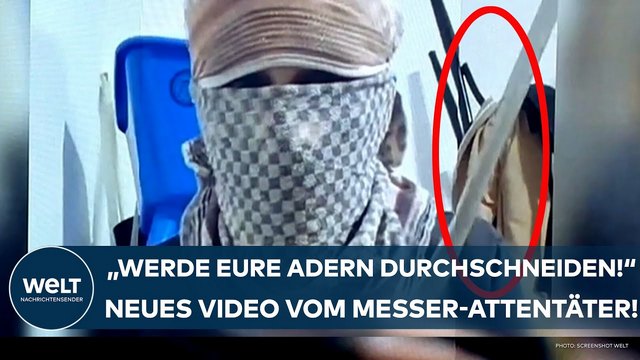 SOLINGEN: „Werde eure Adern durchschneiden!“ IS veröffentlicht neues Video des Messer-Attentäters!