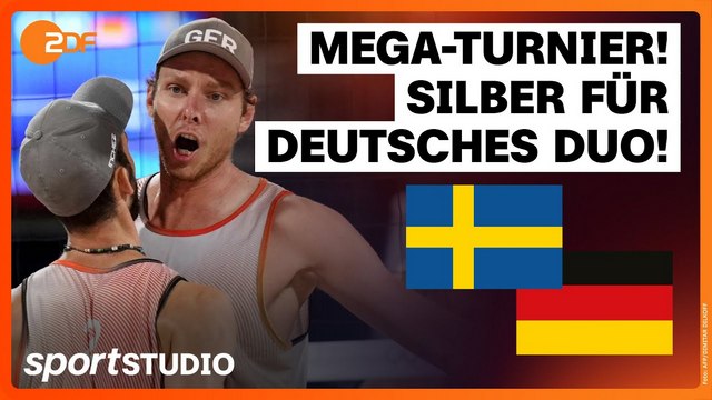 Ehlers/Wickler – Ahman/Hellvig Beachvolleyball Highlights | sportstudio