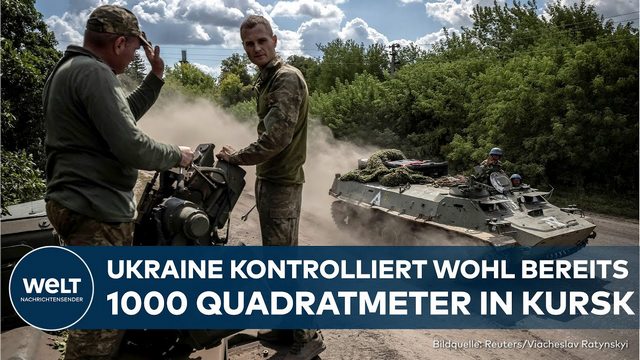 KURSK-OFFENSIVE: Ukrainer preschen vor! Kiews Armee meldet große Geländegewinne auf Russlands Gebiet