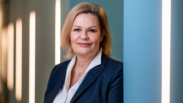 Innenministerin Faeser: Sicherheitsbehörden sehr wachsam