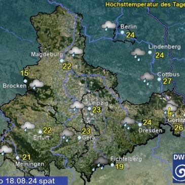 Sachsen-Anhalt Wetter am Sonntag