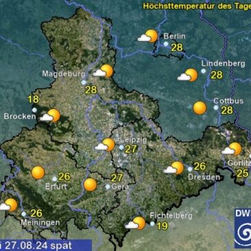 Sachsen-Anhalt Wetter am Dienstag