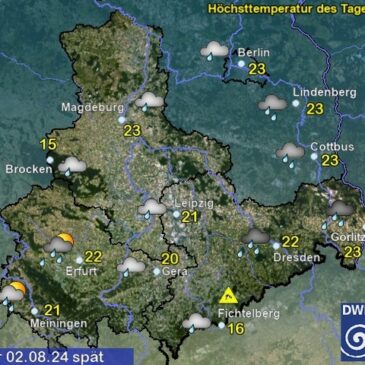 Sachsen-Anhalt Wetter am Freitag