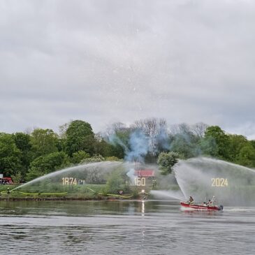 Feuerwehr Magdeburg schließt Jubiläumsjahr ab / Finale am Montag an der Sternbrücke mit Einsatzübungen und Feuerwerk