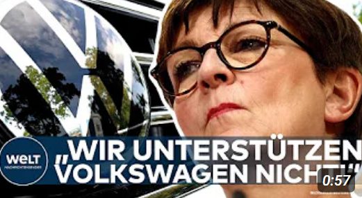 SASKIA ESKEN: „Der Bund unterstützt VW nicht“ – Wie der Autobauer 5 Milliarden Euro einsparen will