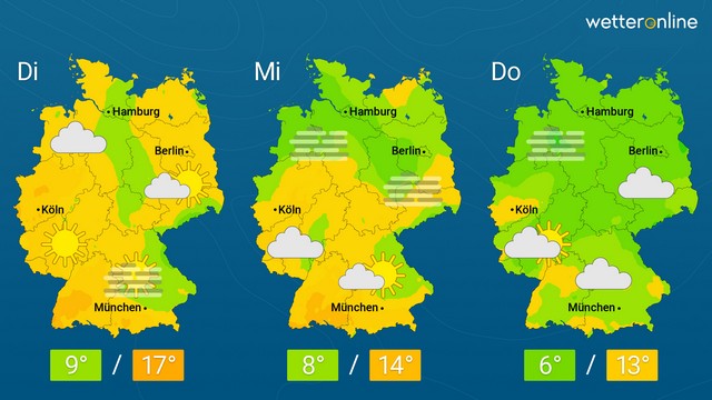 Festgefahrene Wetterlage hält an