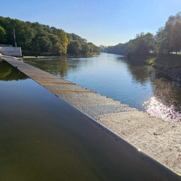 Freie Fahrt für Wassersportler auf der Saale zwischen Weißenfels und Naumburg