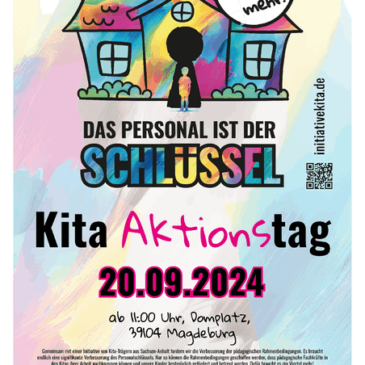 Kita-Aktionstag am 20. September auf dem Domplatz: Kita-Initiative ruft zur Beteiligung auf