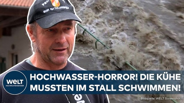 HOCHWASSER-KATASTROPHE: Tausende Österreicher harren Gefahr aus! Landwirt schildert Horror-Nacht!