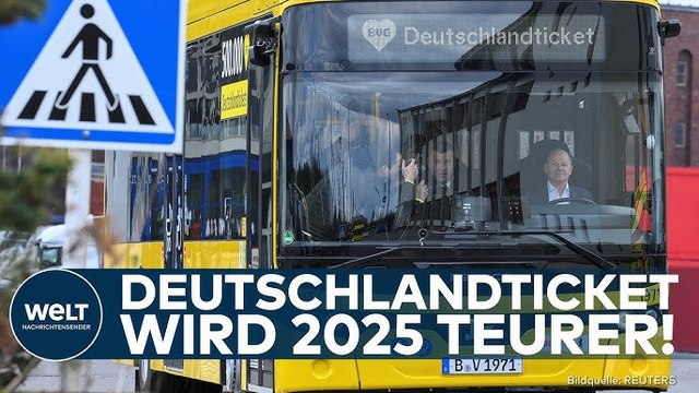 DEUTSCHLANDTICKET wird 2025 teurer – Das ist der neue Preis!