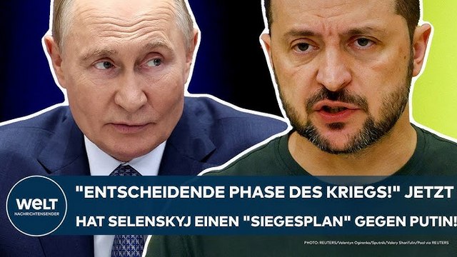 UKRAINE-KRIEG: „Entscheidende Phase!“ Selenskyj jubelt! Jetzt hat er einen „Siegesplan“ gegen Putin