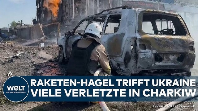 PUTINS KRIEG: Raketen-Hagel auf Charkiw! Viele Verletzte nach Beschuss von Russland