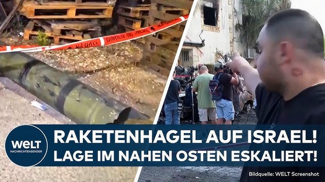 LIBANON: Konflikt eskaliert! Israel greift mit Kampfjets an, Hisbollah feuert Raketen auf Haifa!