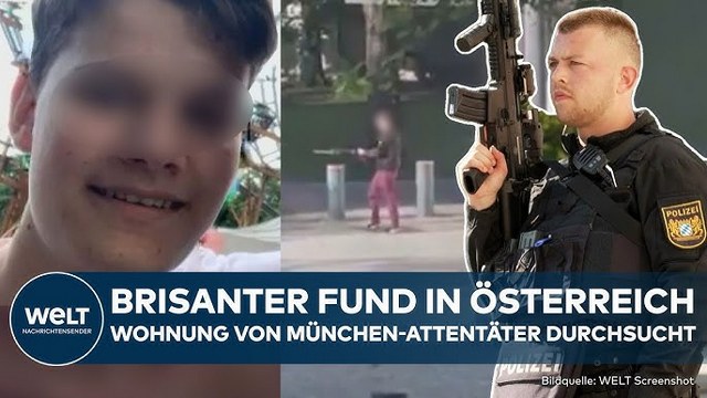 MÜNCHEN: Brisantes Material entdeckt! Polizei durchsucht Wohnung des Attentäters in Österreich