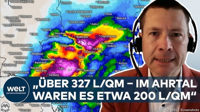 HOCHWASSER: Bayern und Sachsen! „Über 320l/qm – das, was bei uns in einem halben Jahr fällt“