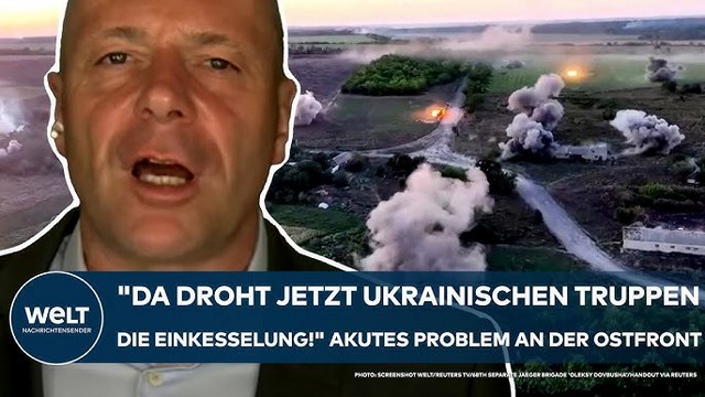 PUTINS KRIEG: „Da droht jetzt ukrainischen Truppen die Einkesselung!“ Akutes Problem an der Ostfront