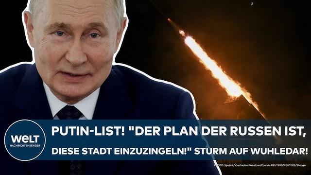 UKRAINE-KRIEG: Putin-List! „Der Plan der Russen ist, diese Stadt einzuzingeln!“ Sturm auf Wuhledar!