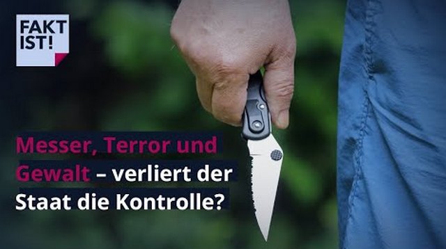 MDR-Bürgertalk „Fakt ist!“ heute aus Magdeburg zum Thema: Messer, Terror und Gewalt – verliert der Staat die Kontrolle?