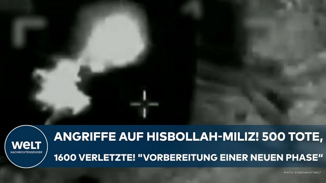 LIBANON: Angriffe auf Hisbollah-Miliz! 500 Tote, 1600 Verletzte! „Vorbereitung einer nächsten Phase“