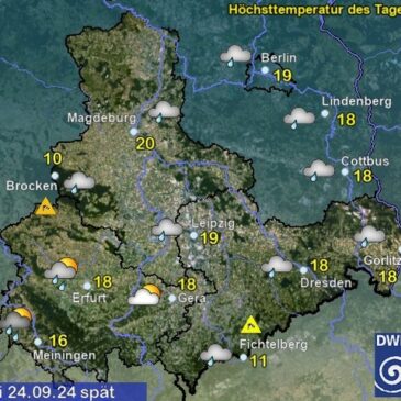 Sachsen-Anhalt Wetter am Dienstag