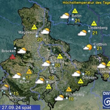 Sachsen-Anhalt Wetter am Freitag