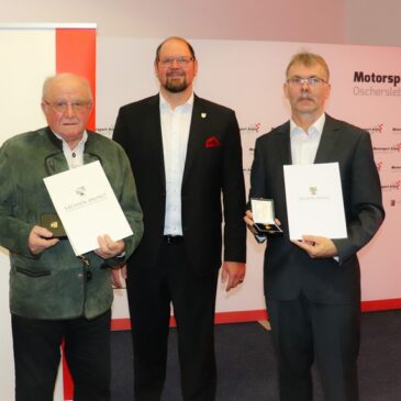 Friedhelm Sienholz und Dietmar Neubauer mit Ehrennadel des Landes Sachsen-Anhalt ausgezeichnet