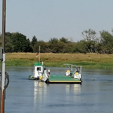 Fähre Westerhüsen wegen Hochwasserschadens außer Betrieb