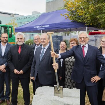 Für einen Gesundheitscampus der Zukunft – Spatenstich für den „Neuen Campus Zentralklinikum“ in Magdeburg gesetzt