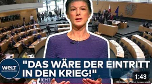 WAGENKNECHT: Koalitionsverhandlungen Sachsen und Thüringen! BSW setzt CDU bei Ukraine unter Druck!