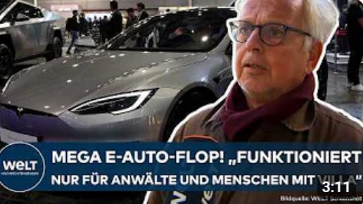 DEUTSCHLAND: Krise bei Mobilitätswende! Mega-E-Auto-Flop! Jeder Dritte kehrt zum Verbrenner zurück