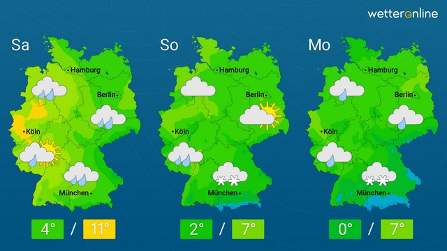 Tiefs machen Platz für ein Hoch