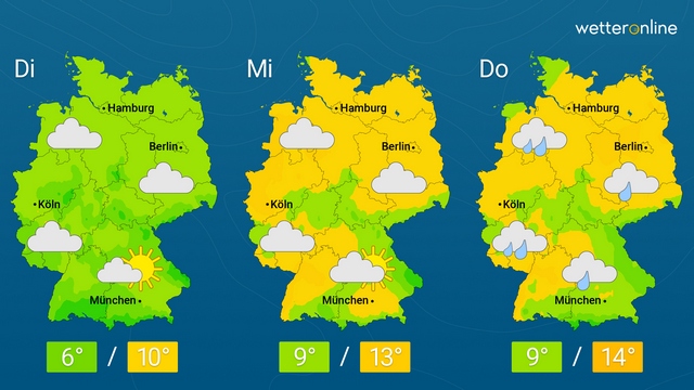 Kaum Chancen auf weiße Weihnachten