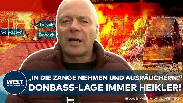 UKRAINE-KRIEG: Lage in Donezk im Donbass immer heikler! Russen wollen Ukrainer „in die Zange nehmen“