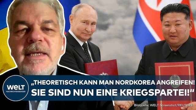 UKRAINE-KRIEG: „Nordkorea ist nun eine Kriegspartei!“ Experte klärt auf! Angriff des Westens legitim